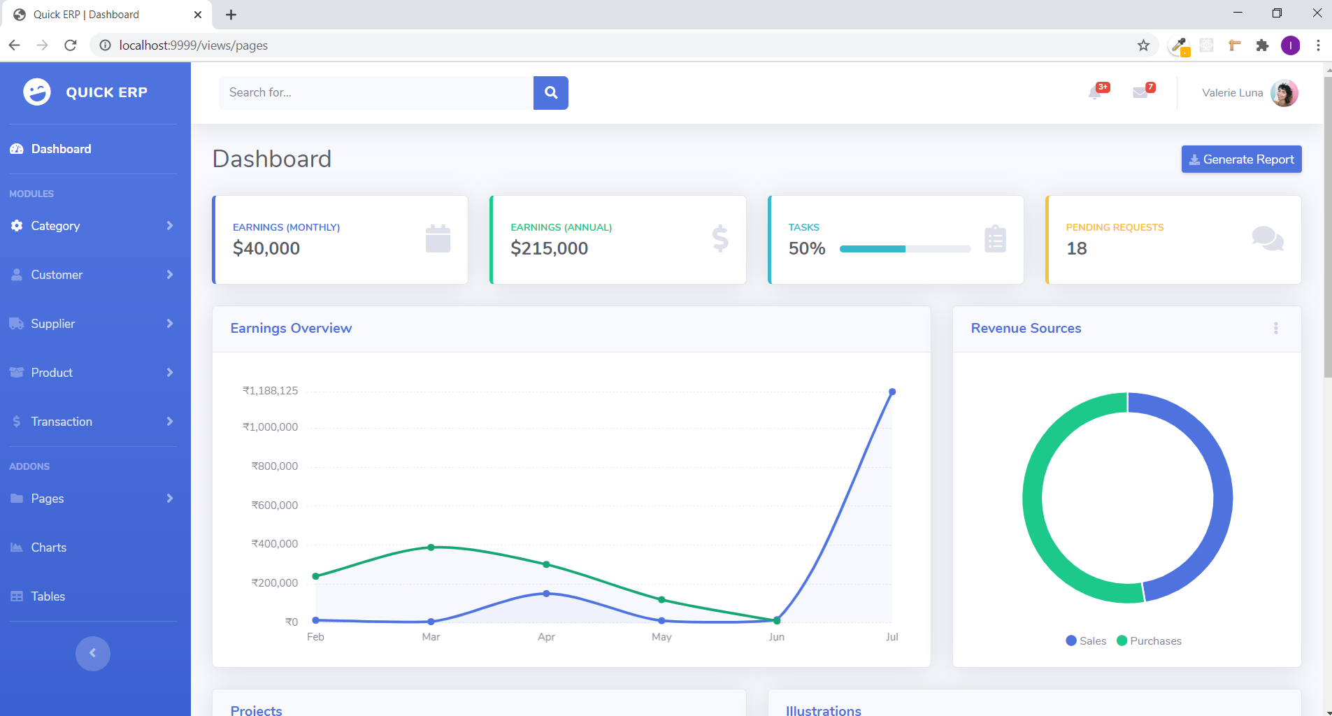 Enterprise Resource Management Project